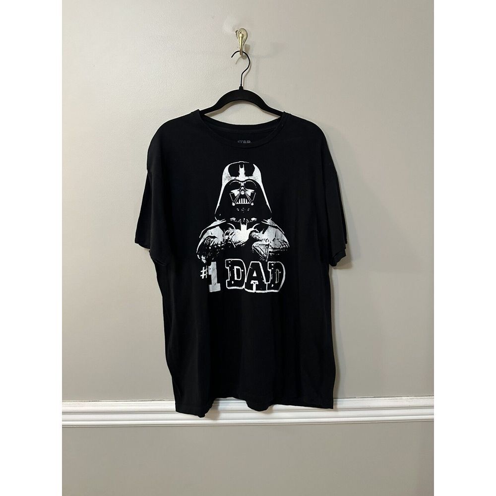 Fifth Sun Star Wars Darth Vader #1 Dad Black Graphic T-Shirt Mens 2XL